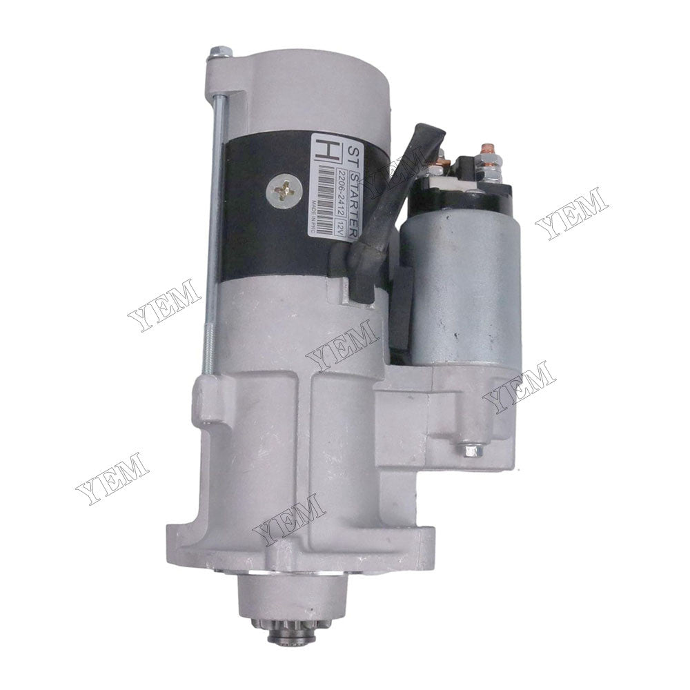 For Hyundai Forklift 20D-7 25D-7 30D-7 33D-7 33D-7E 30D-7E 25D-7E 12V 9T Starter Motor XJBT-02322 For Hyundai