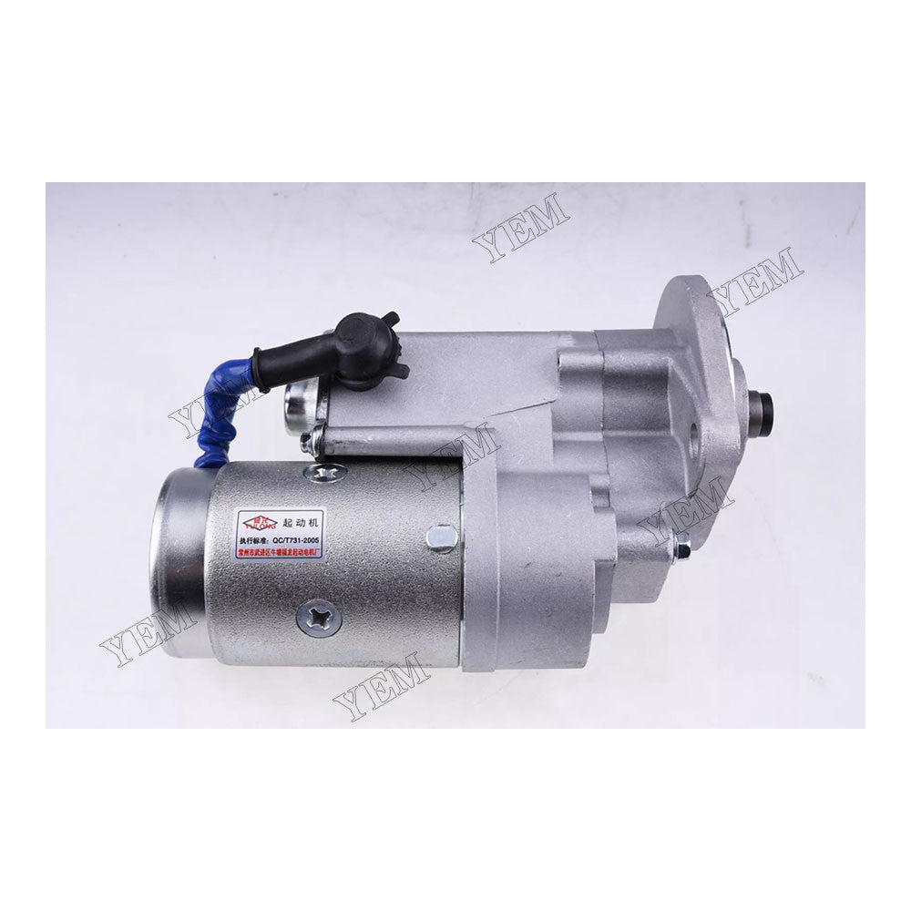 For Hitachi Excavator EX55UR-3 ZX27U ZX30U ZX35U ZX40U ZX50U ZX55UR ZX55UR-HHE 12V 9T Starter Motor 8971128652 For Hitachi