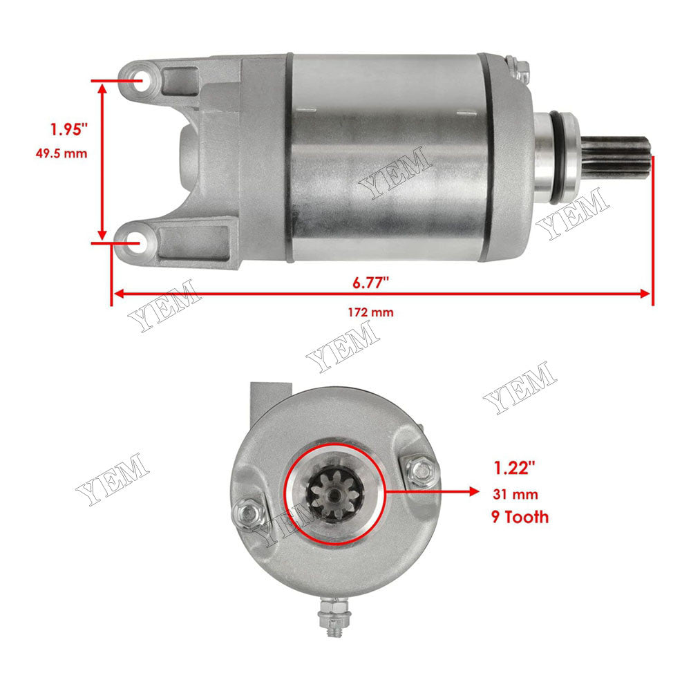 For Polaris AVT Predator 500 Starter Motor 3088069