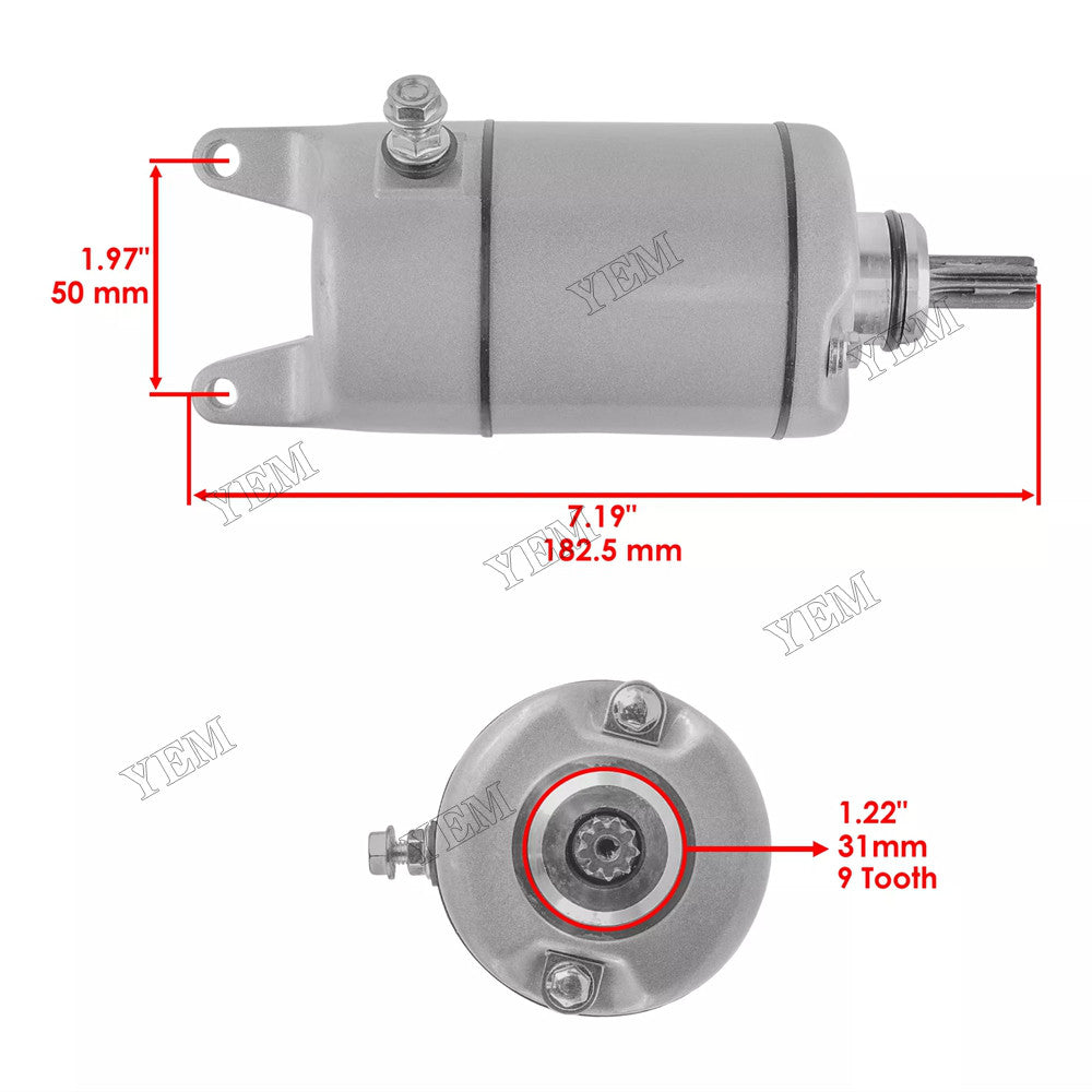 For Kawasaki KRF750 KRF800 KRT750 KRT800 KSV700 Starter Motor 2116-31320 21163-0037 For Kawasaki