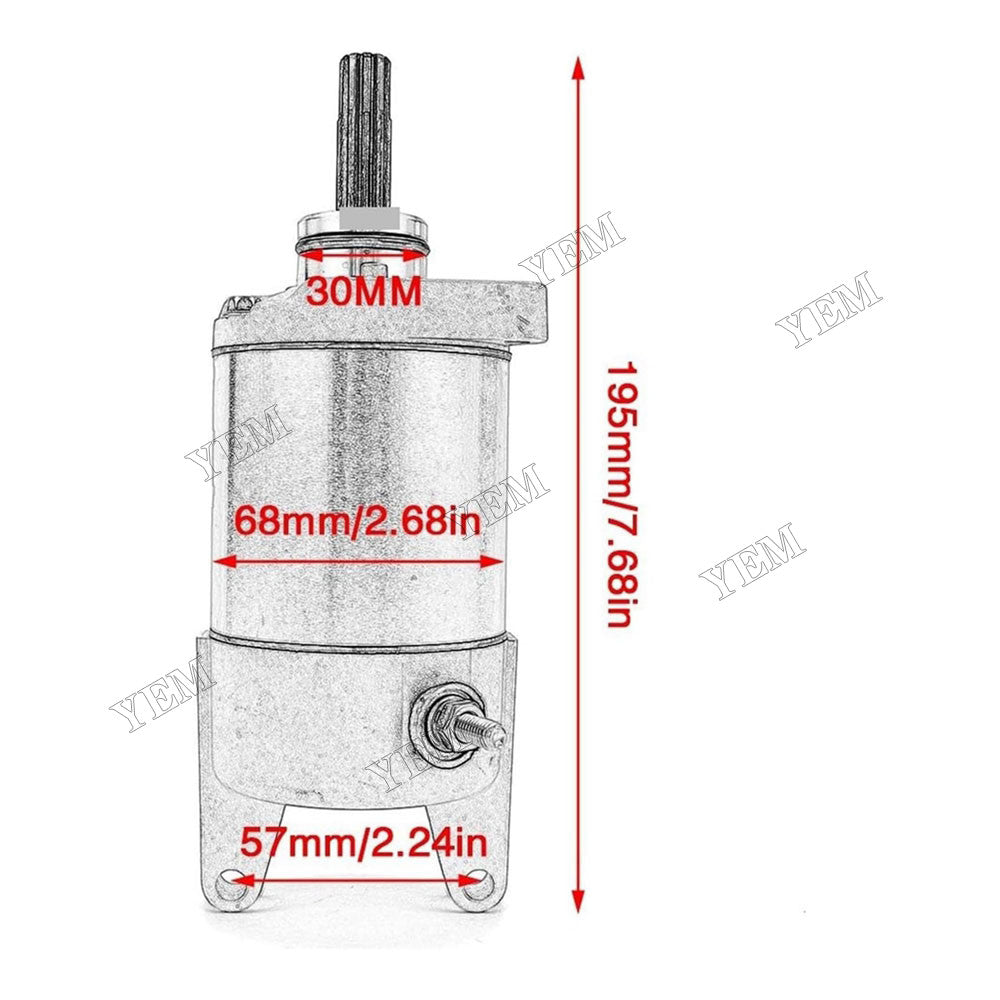 For Honda Motorcycle NX650 XR650L 12V ?2KW Starter Motor 31200-MN9-013