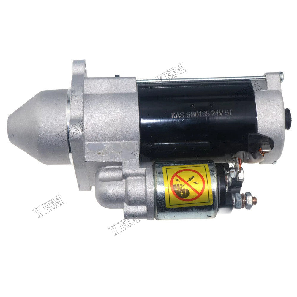 For Volvo Engine TAD420VE TAD520GE TAD720GE D5A-T TAD722VE Loader BL60B BL61B BL70B BL71B 24V 9T Starter Motor VOE22175633 For Volvo
