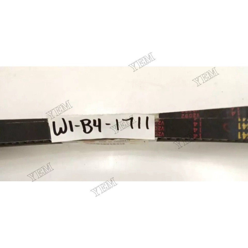 For Isuzu Engine 6BD1 6BB1 6SD1 6BG1 4BG1 Hitachi Excavator EX100W EX160WD EX300-2 EX310H-3C Cooling Fan Belt 1136712830 For Isuzu