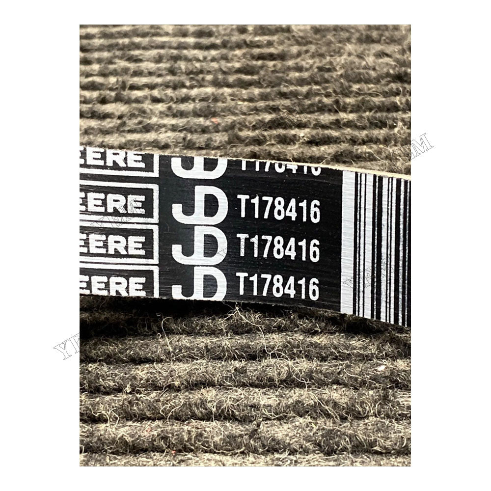 For John Deere Engine 6068 6081 Feller Buncher 608B 608L 608S 703G 753G Loader 624H TC62H PK Section Alternator V-Belt T178416 For John Deere