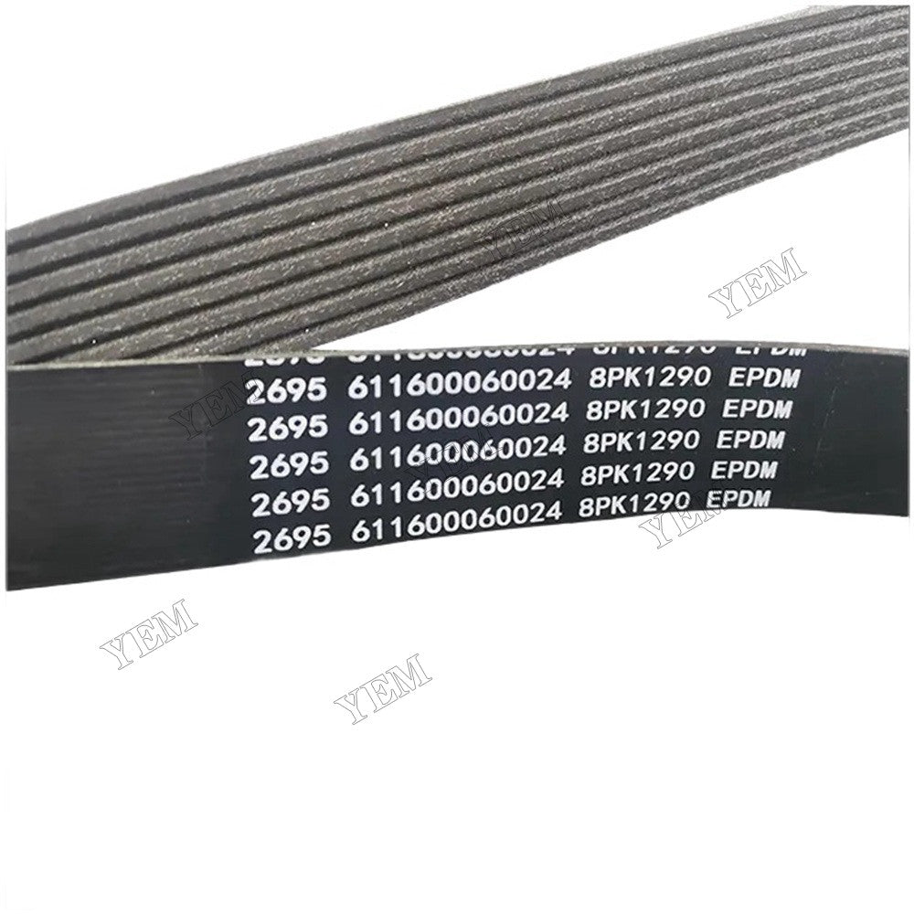 Excavator PC350-7 Drive Engine Belt 8PK1290 for Komatsu For Komatsu