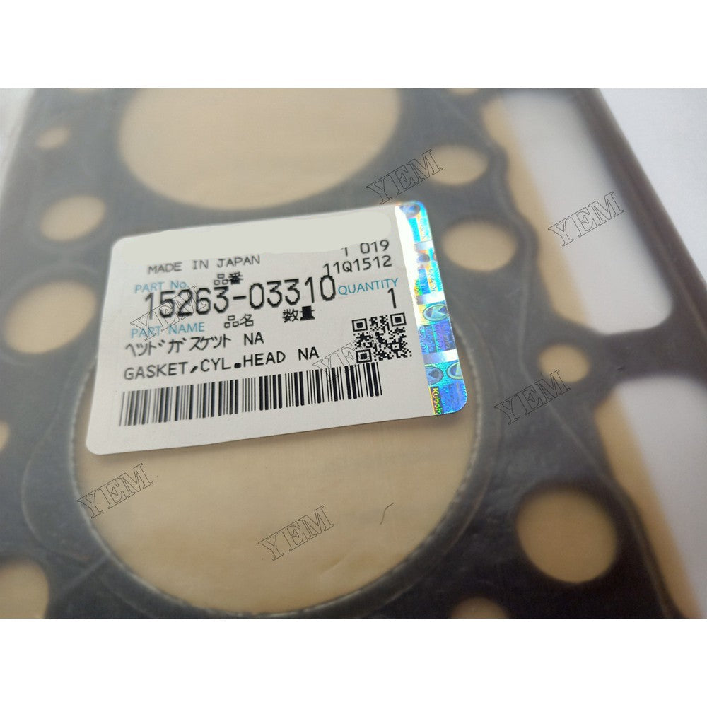 For Kubota Engine Z500 Z650 Tractor B5100D-P B5100E-P Cylinder Head Gasket 15263-03310 For Kubota