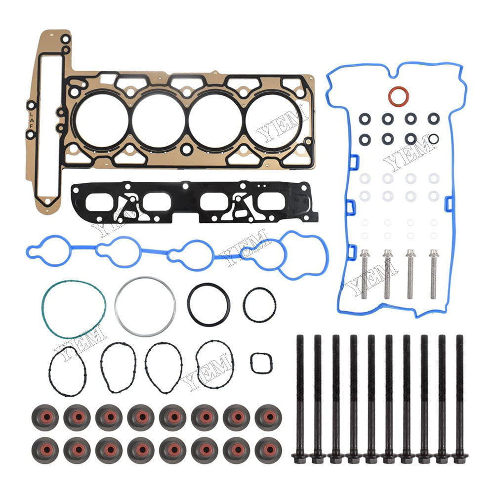 For Buick Chevrolet GMC Engine 2.4L 2010-213 Head Gasket Bolts Set HS26517PT ES72196 For Chevrolet