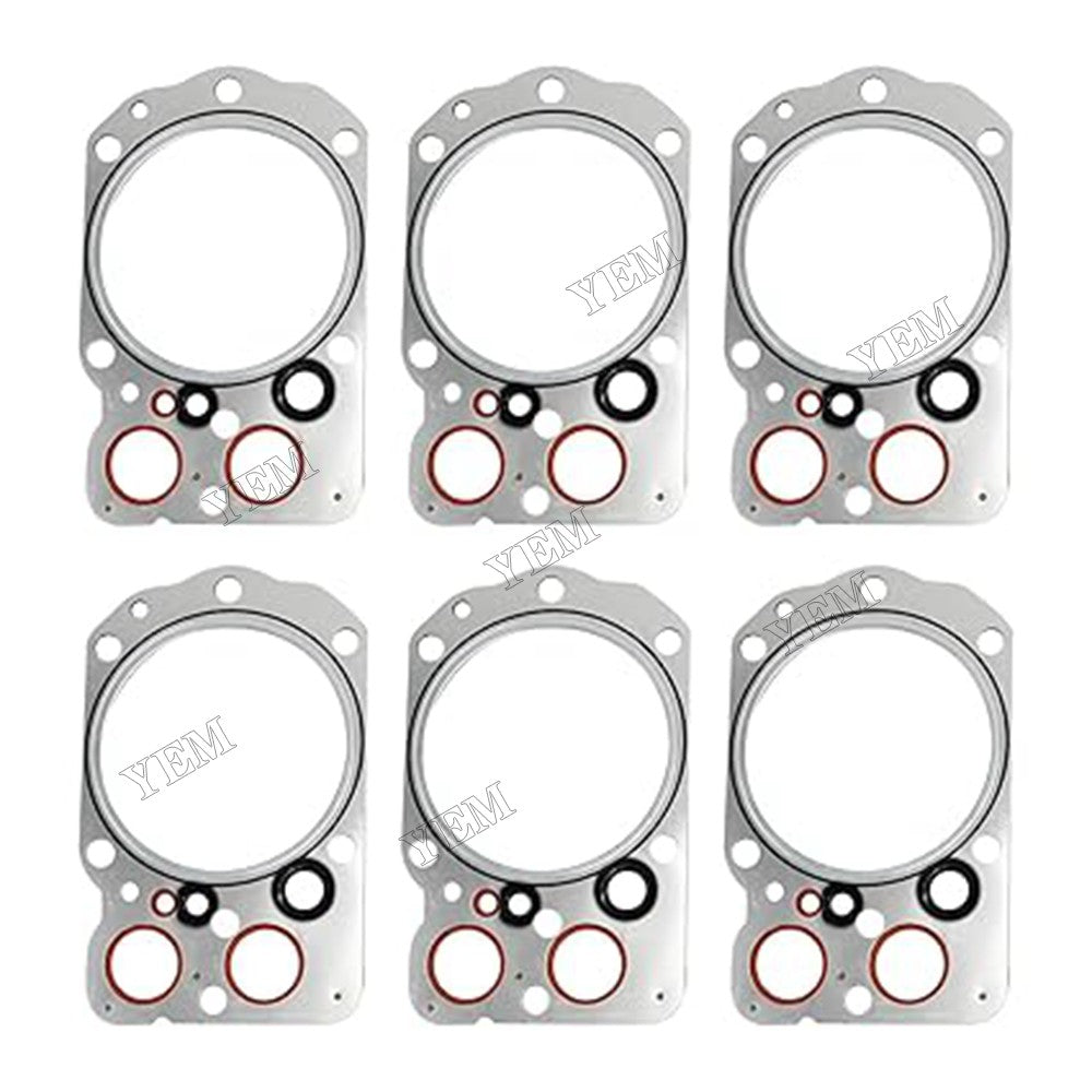 For Mitsubishi Engine 6D22 6D22-T 6 PCS Cylinder Head Gasket ME051714 For Mitsubishi