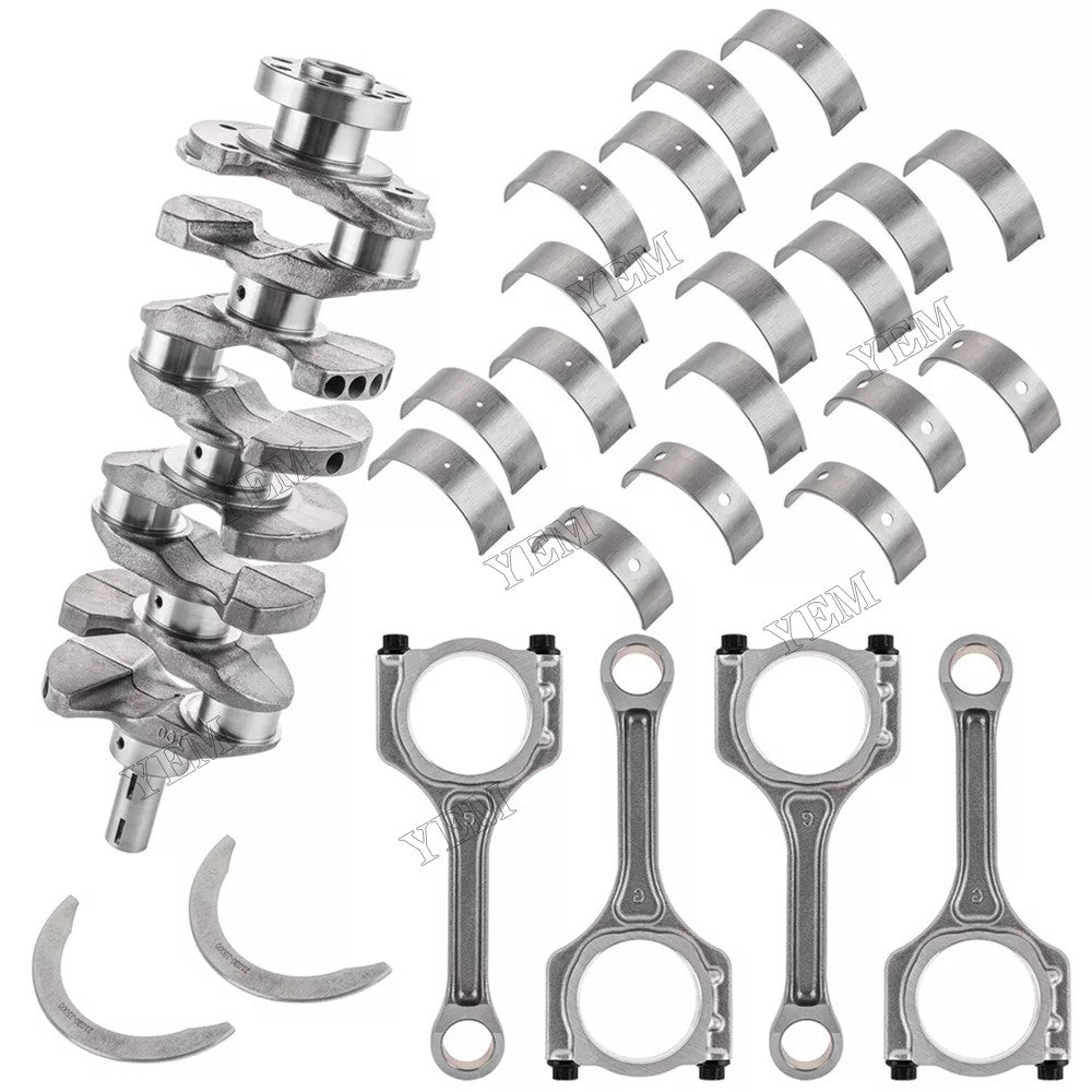 For Hyundai Sonata Santa Fe & Kia Optima 2.4L Crankshaft 23111-2G200 & Connecting Rod 23510-2G540 & Main & Connecting Rod Bearing With Thrust Washer For Hyundai
