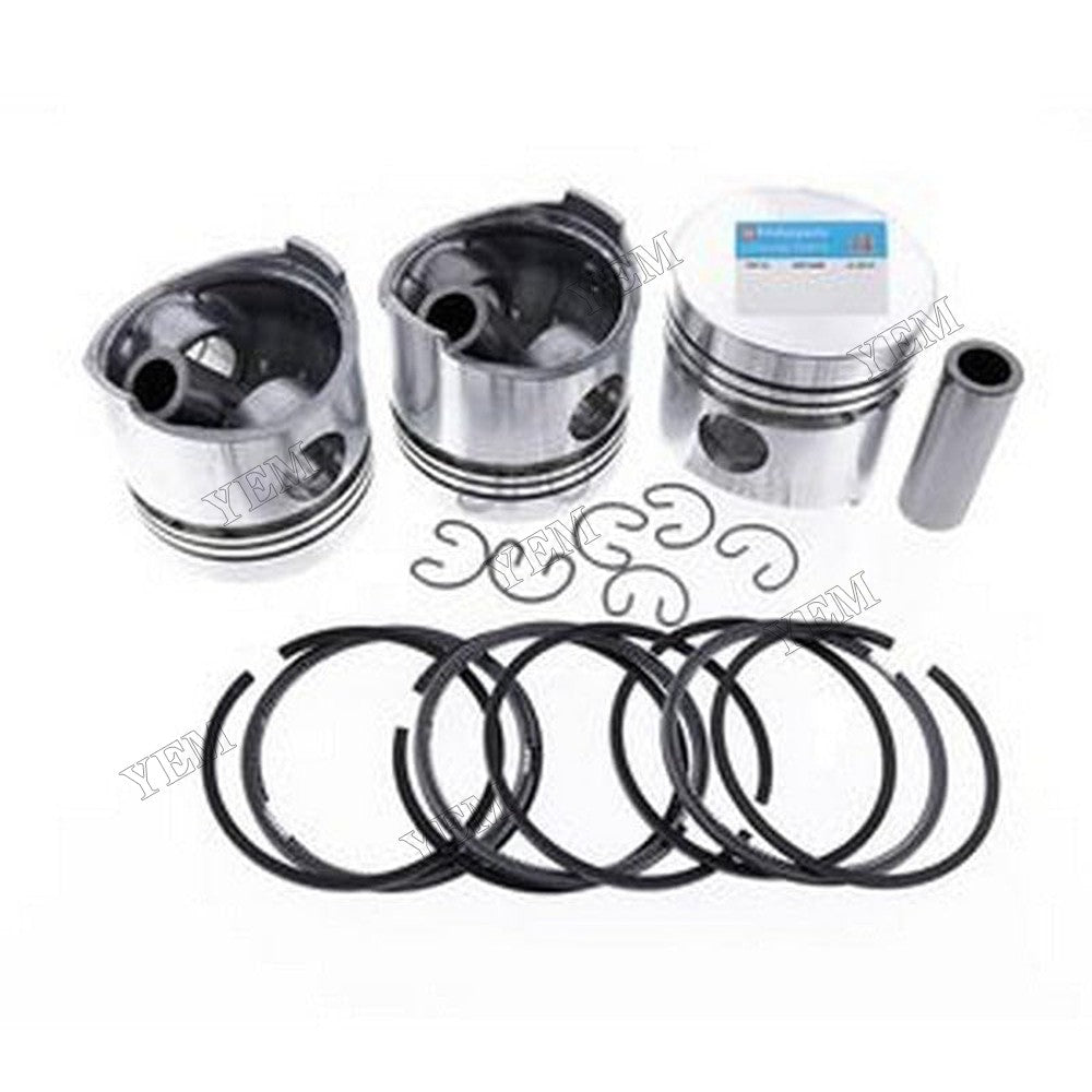 For Komatsu Engine 3D84E-5 S3D84-5 Piston & Piston Ring Set STD YM129004-22080 YM129004-22500