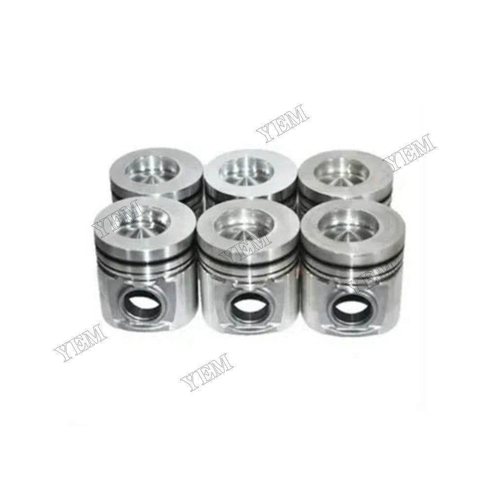For Cummins Engine 6CT 6C C8.3 6CTA 6CT8.3 6PCS Piston 3919564