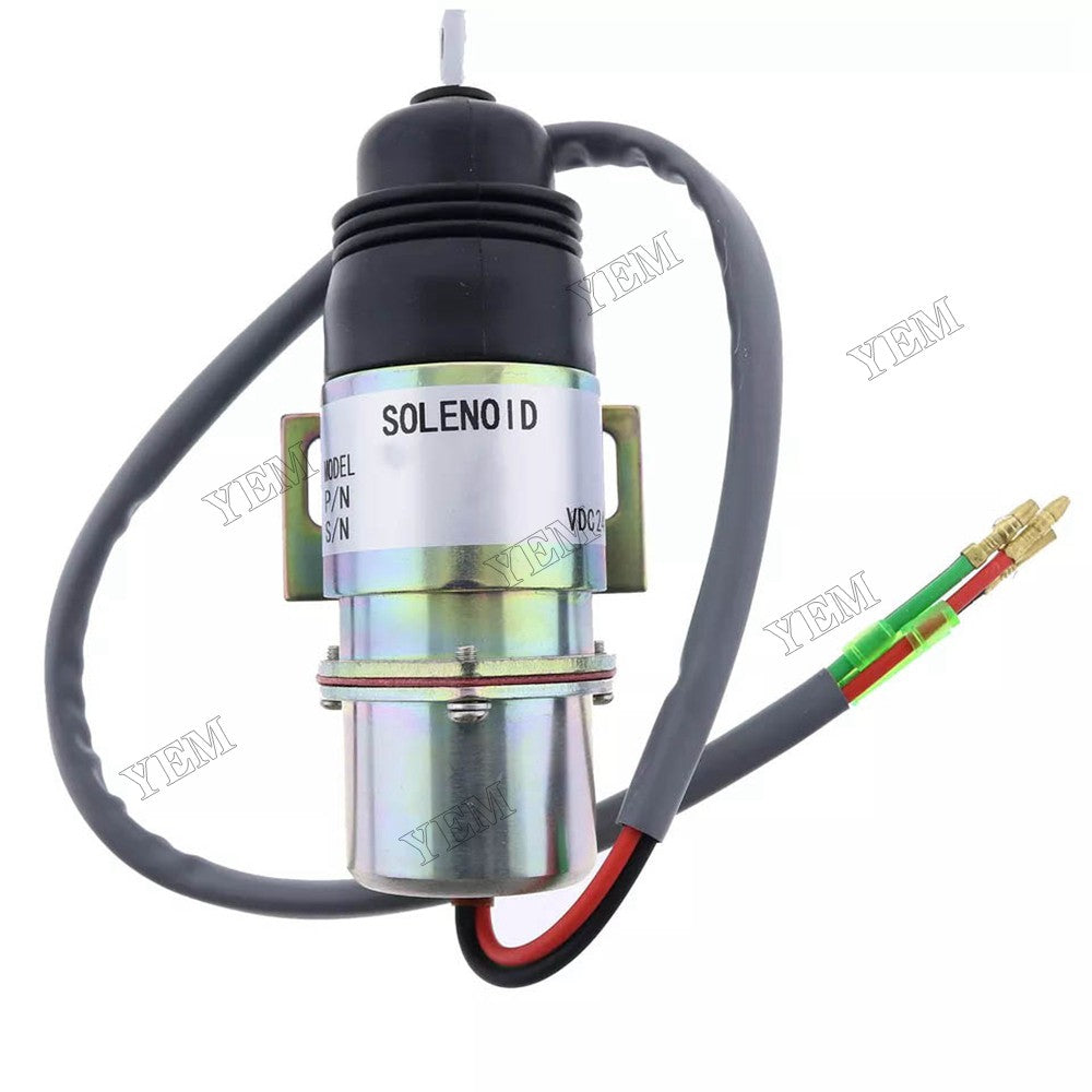For Isuzu 4BG1 4JG1 4JG2 C240 6BD1 6BB1 6BG1 6BG1T 4JA1 4JB1 4JC1 4BD1 3KA1 3KB1 3KC1 4BC2 3KR1 6BD1T 6SA1 24V Engine Stop Solenoid 1819100520 For Isuzu