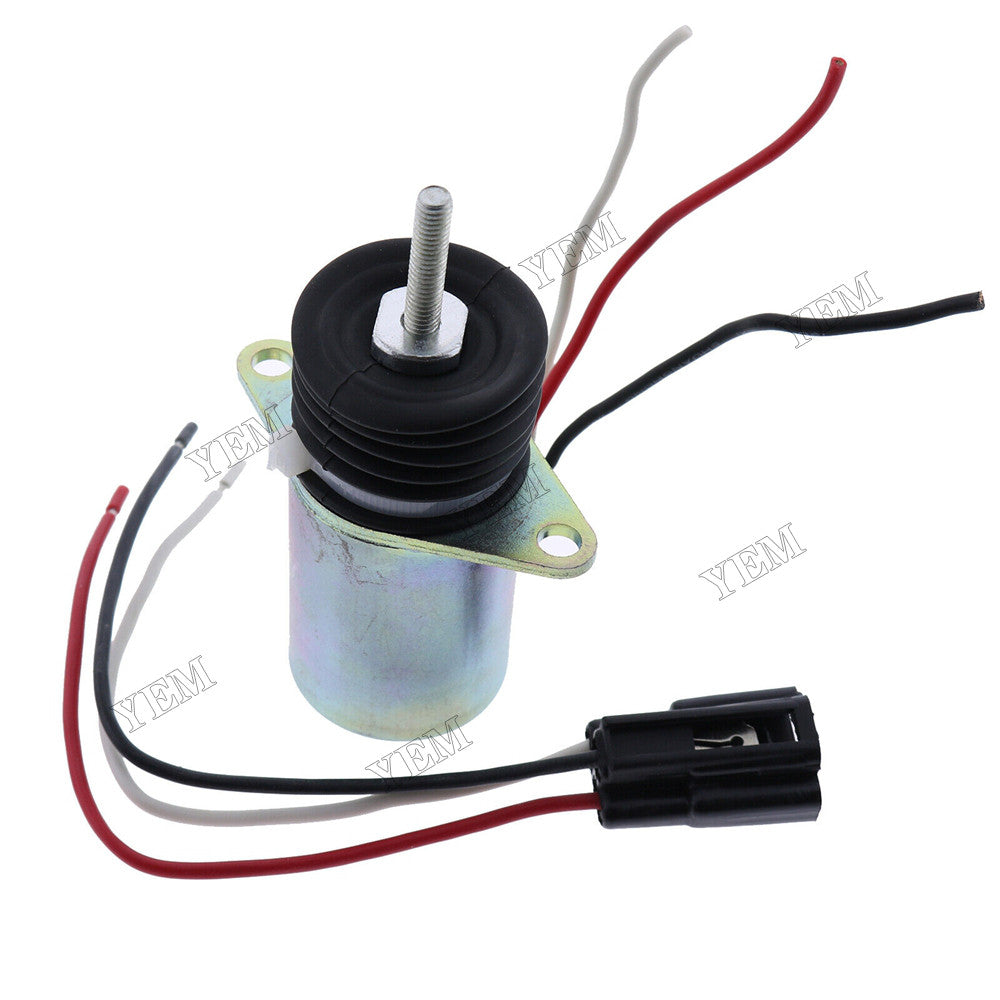 For John Deere Tractor 332 415 425 430 445 455 Mower F915 F925 F935 Loader 544G 624G 644G 12V Fuel Shut Off Solenoid AM103337 AM116779 For John Deere