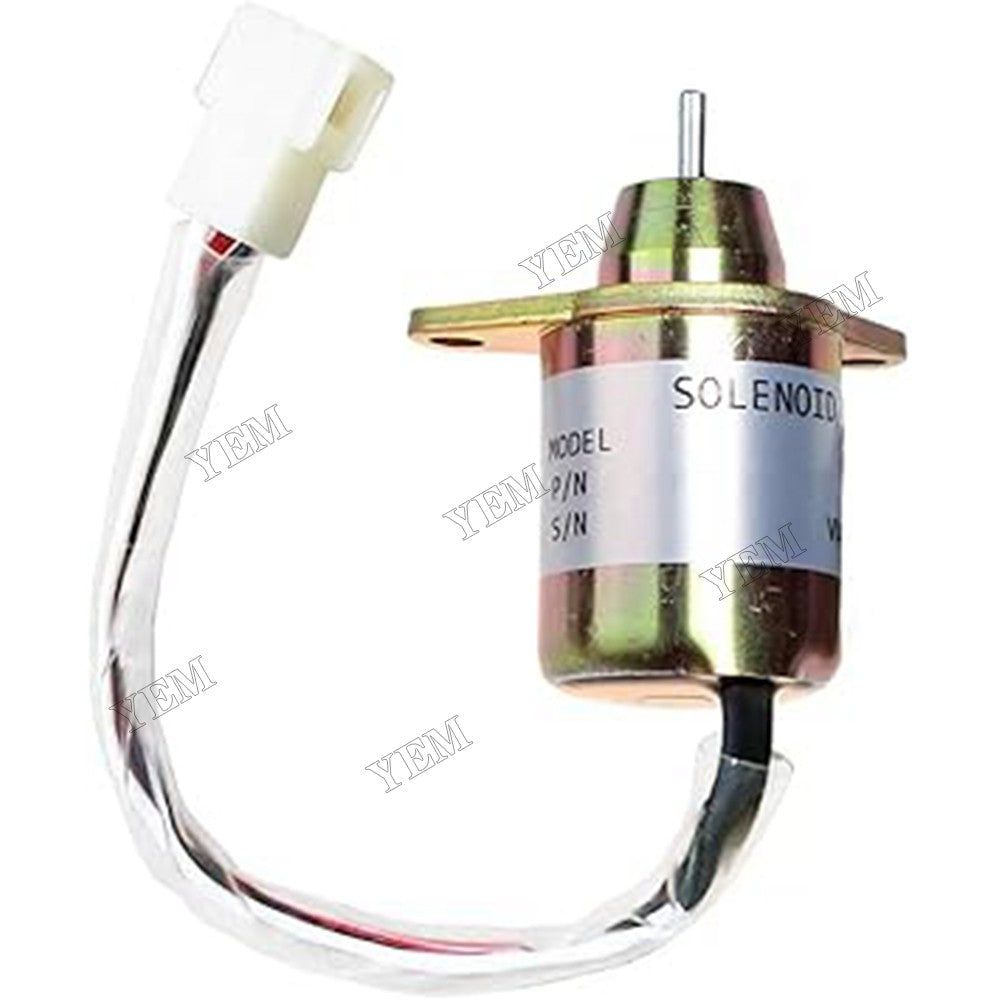 For Yanmar Cummins Excavator 12V Fuel Shut Off Stop Solenoid Valve 2503531 For Yanmar