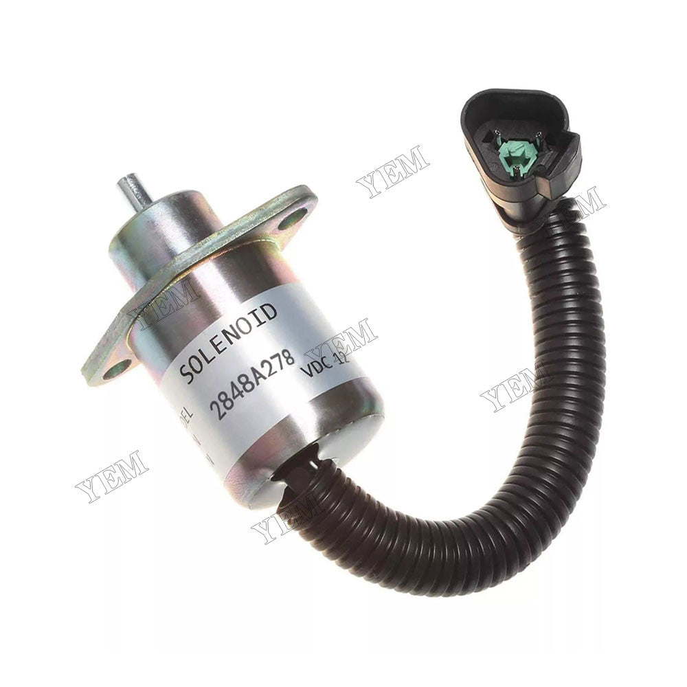 CAT 232 262 252 242 906 257 277 267 287 247 12V Fuel Shutoff Solenoid 172-7209 for Caterpillar