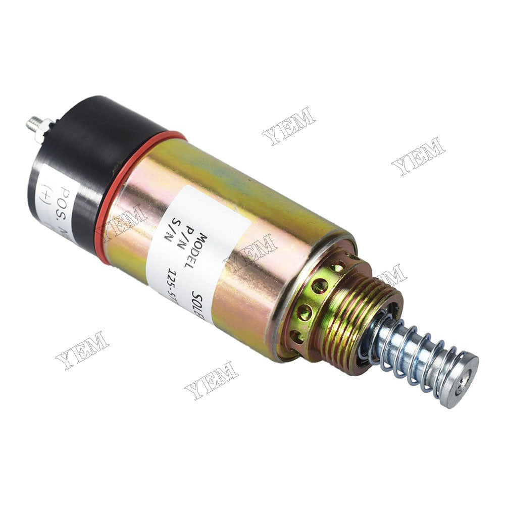 For Caterpillar CAT Engine 3114 3126 3116 3126B 3126E Asphalt Paver AP-1000 AP-1050 12V Fuel Shutoff Solenoid 125-5771