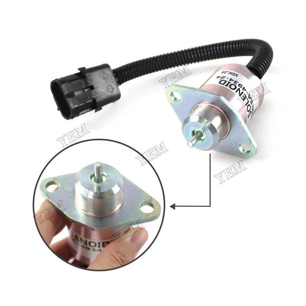 For Perkins Engine 700 Series UB704 Hyster Forklift H177 12V Stop Solenoid 2848A275 SA-4934-12 1457906 For Perkins