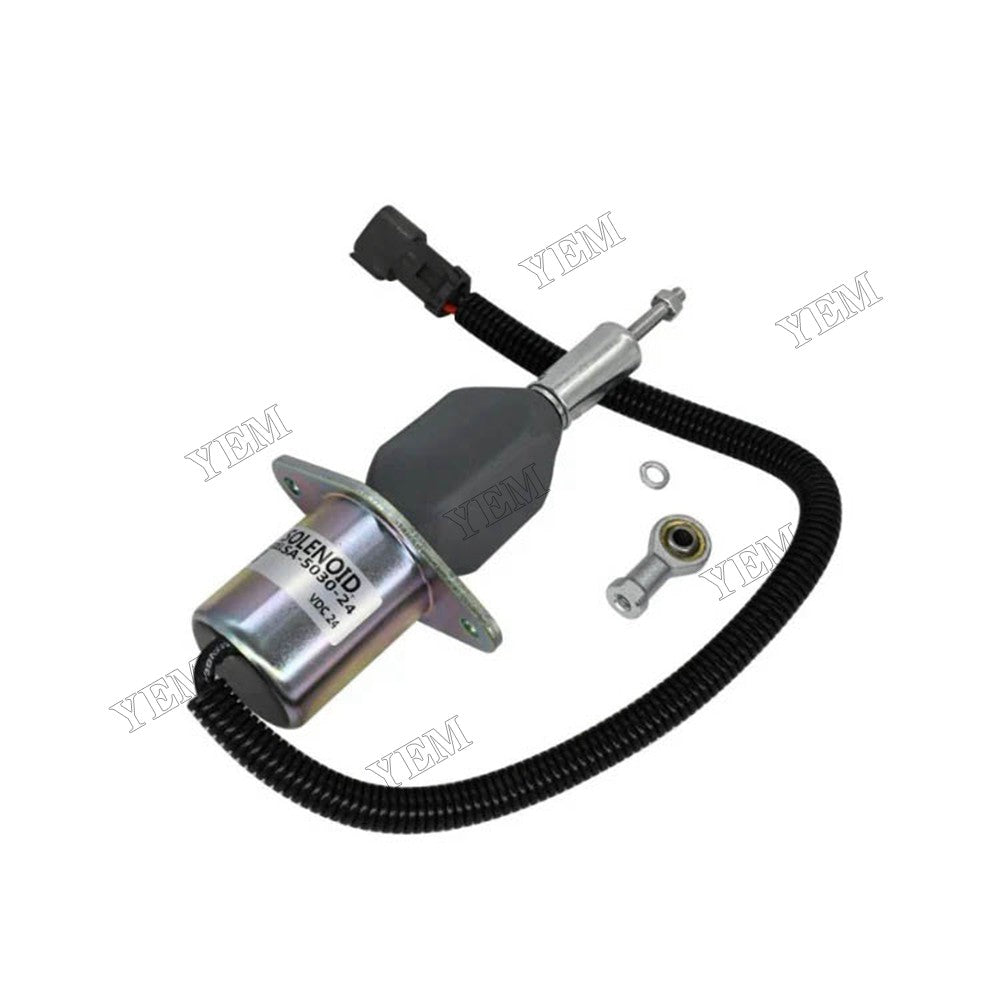 For Cummins Engine 6CT 8.3L 24V Fuel Shutoff Solenoid 4063712 SA-5030-24