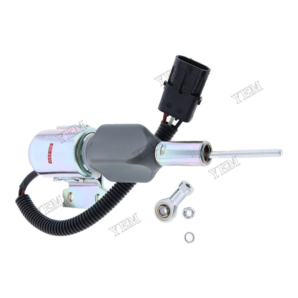 For Cummins 5.9L 6BT Engine 24V Fuel Shut Off Solenoid 3932320 For Cummins