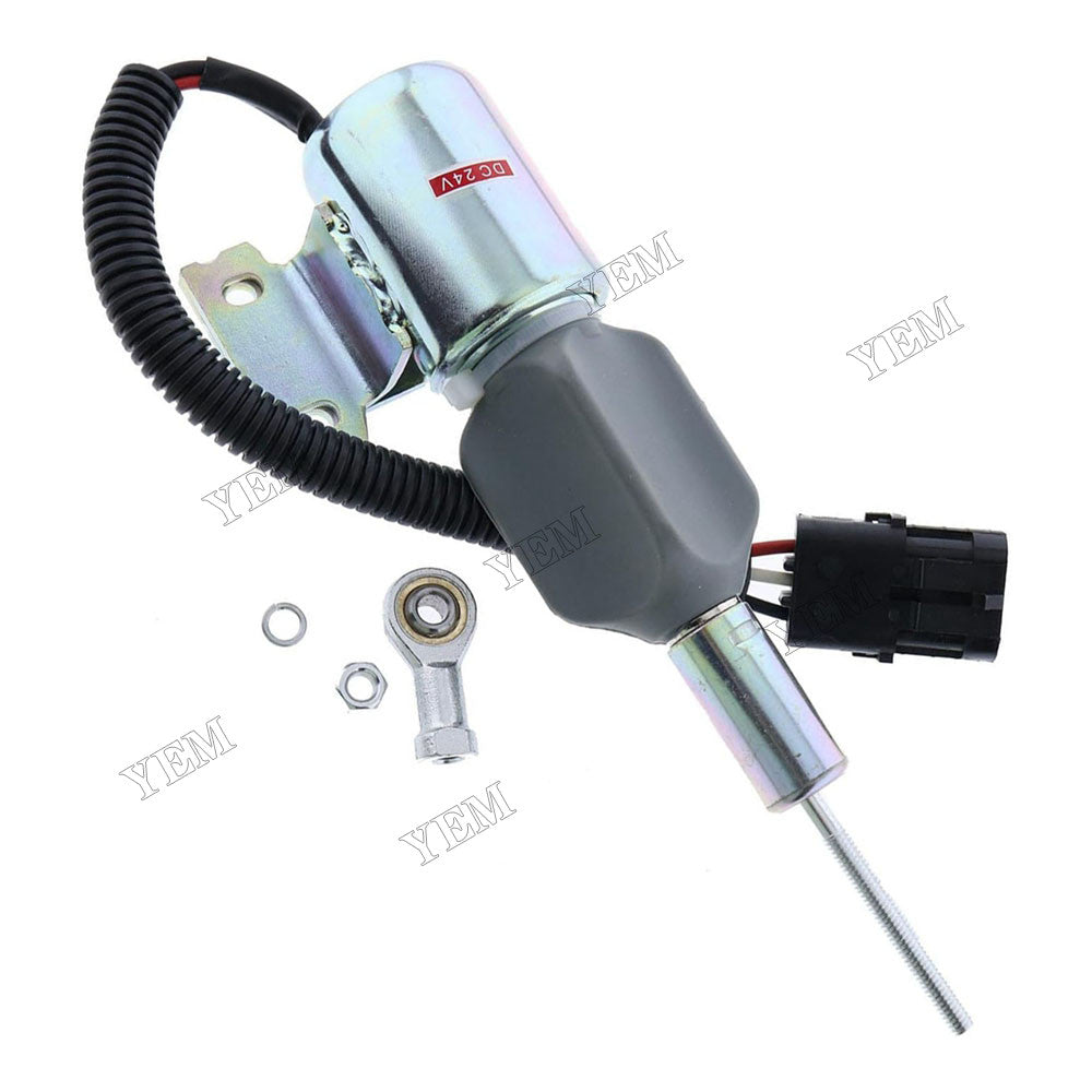 For Cummins 5.9L 6BT Engine 24V Fuel Shut Off Solenoid 3932320 For Cummins