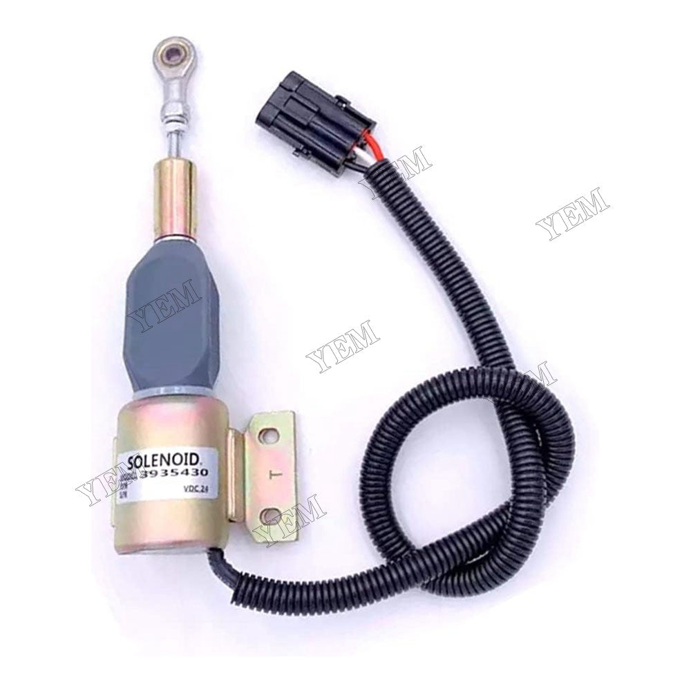 For Cummins 6BT 5.9L Engine Fuel Shutoff Solenoid Valve 3935432 SA-4755-24 24V