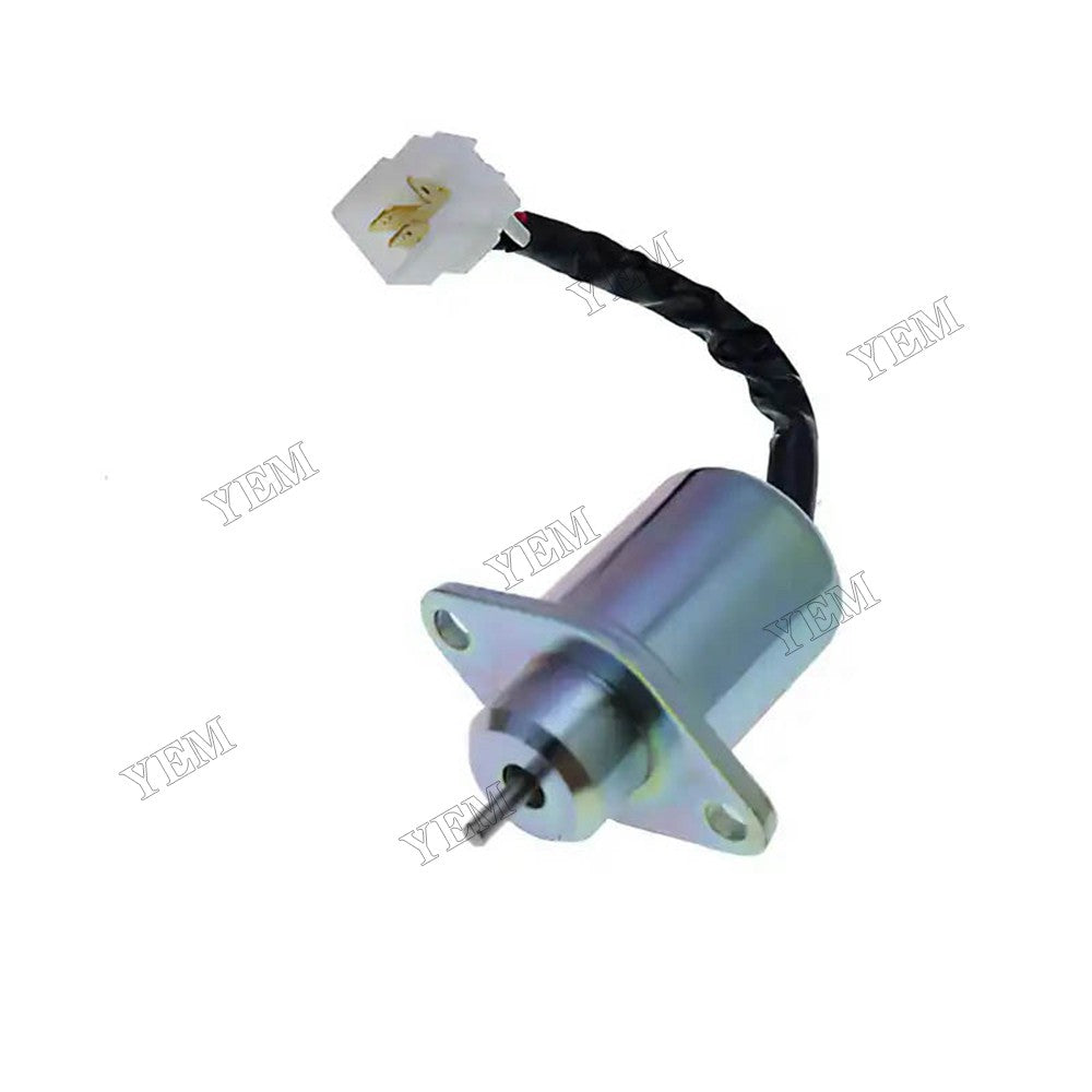 For Kubota Engine D1105T Bobcat Backhoe Loader BL275 B100 B200 B250 12V Shutdown Solenoid 6684035 6680532 6962165