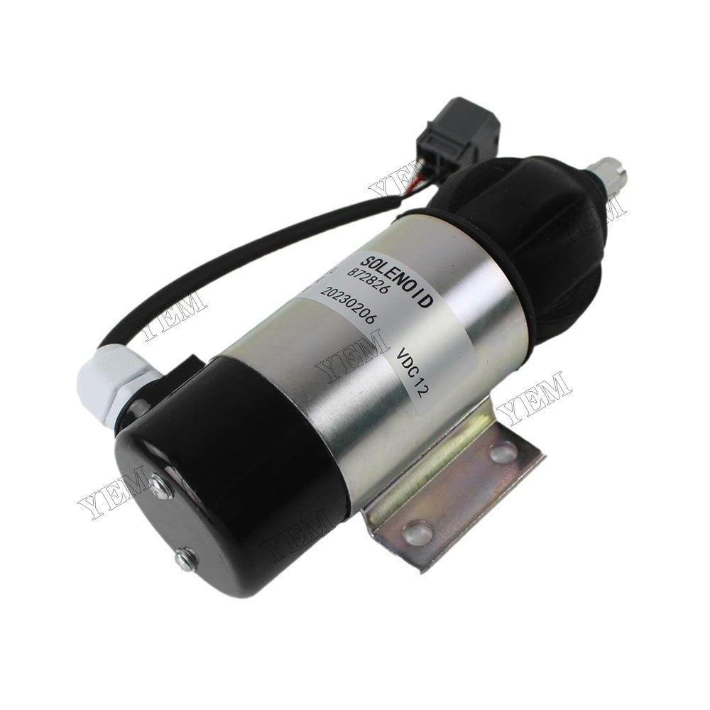 For Volvo TAMD60A TAMD60B TAMD60C 12V Stop Solenoid Valve 849370 859079