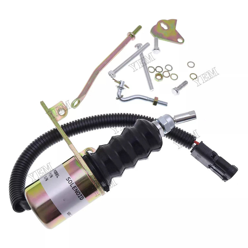 For Deutz Engine F4L913 Genie Boom Lift S-80 S-85 S-100 S-105 S-120 S-125 Z-80-60 12V Shutdown Solenoid 75366GT For Deutz
