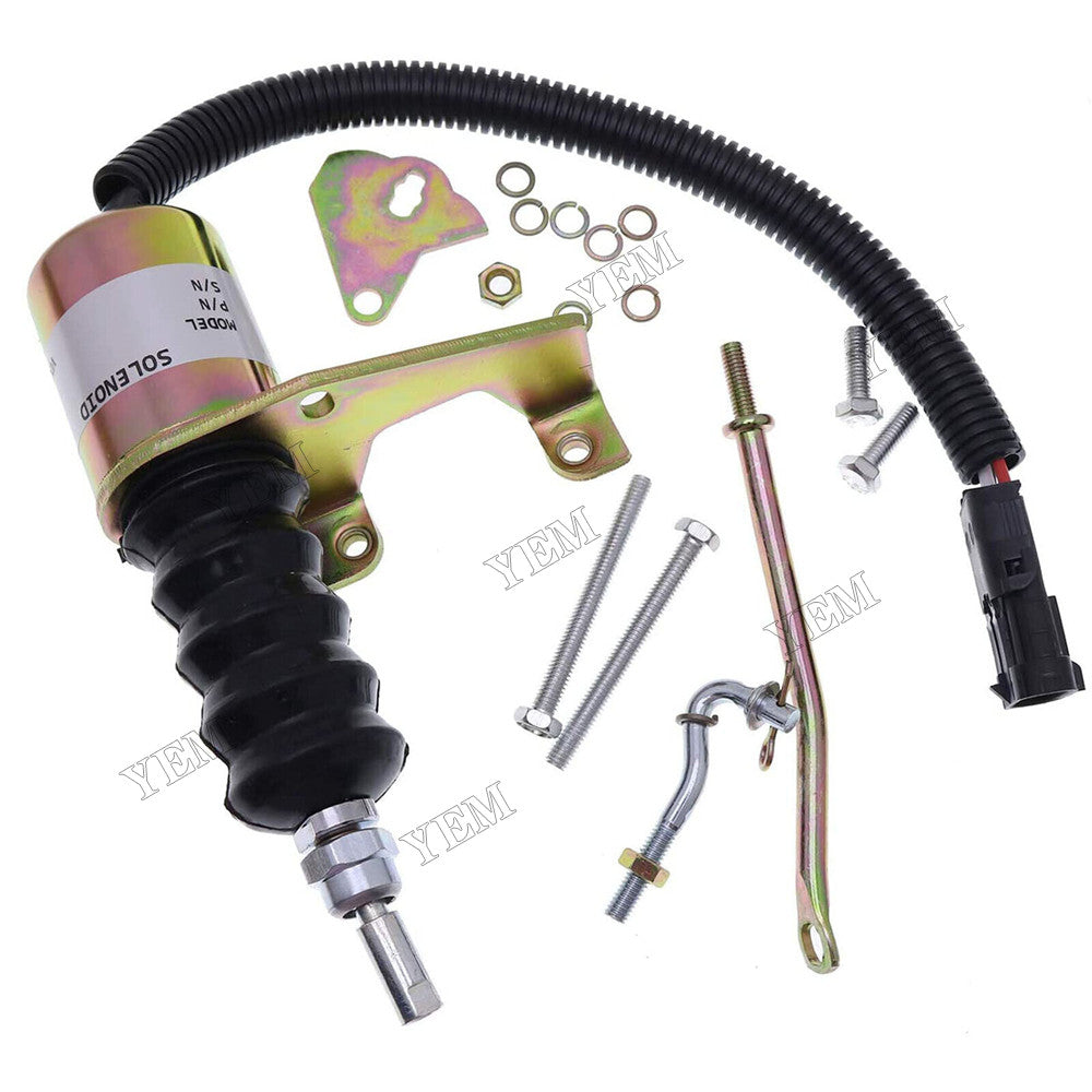 For Deutz Engine F4L913 Genie Boom Lift S-80 S-85 S-100 S-105 S-120 S-125 Z-80-60 12V Shutdown Solenoid 75366GT For Deutz