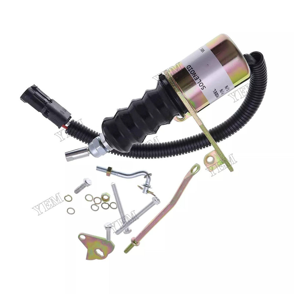 For Deutz Engine F4L913 Genie Boom Lift S-80 S-85 S-100 S-105 S-120 S-125 Z-80-60 12V Shutdown Solenoid 75366GT For Deutz