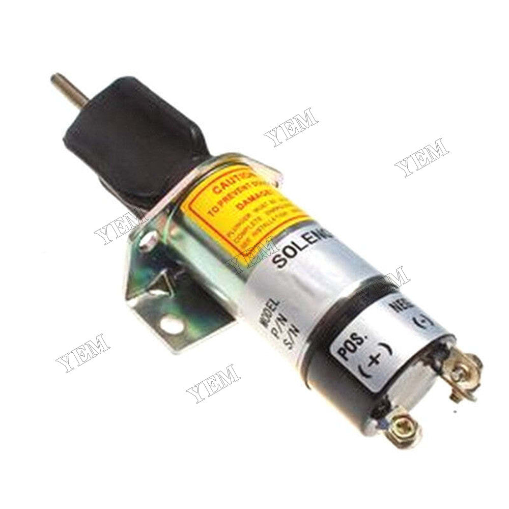 For Yanmar Kubota Bobcat Diesel Engine 3 Terminals Shut Off Solenoid Valve SA-51571-14 SA-5171-12 1502-12C3U1B1S1A