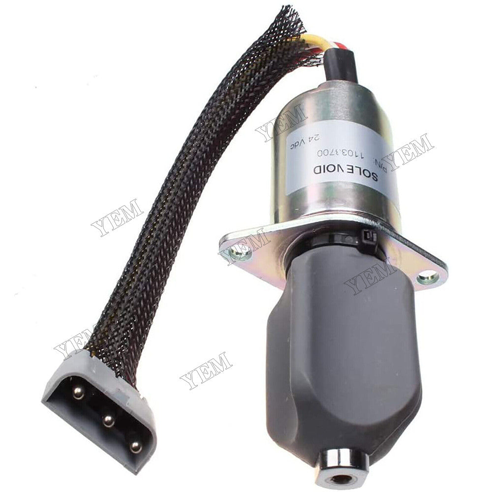 For Volvo Wheel Loader L70B L70C L330C 24V Stop Solenoid 6785-5121 VOE11033700 For Volvo