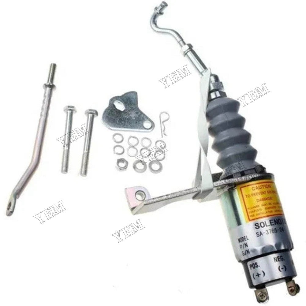 For Cummins DEUTZ Bosch Perkins 24V Fuel Shut Off Solenoid RSV1751 SA-3765-24 For Perkins