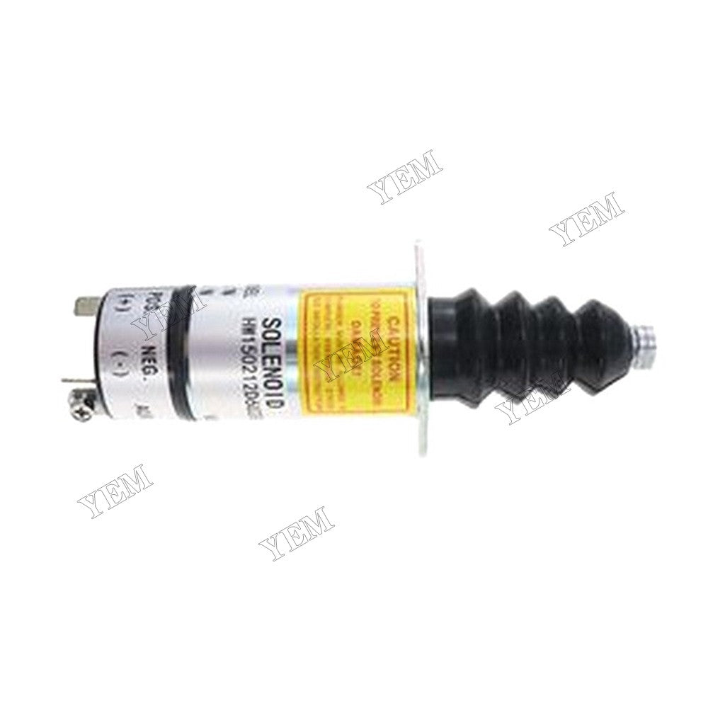 For Woodward Model 1502-12D Flange 12V Shut Down Solenoid 1500-2027 1502-12D6U2B2S2A