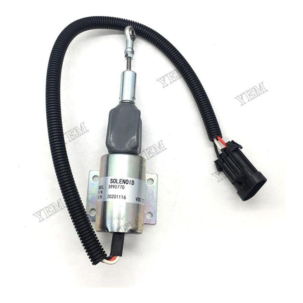 Engine 12V Stop Solenoid SA-4931-12 3990770 for Cummins