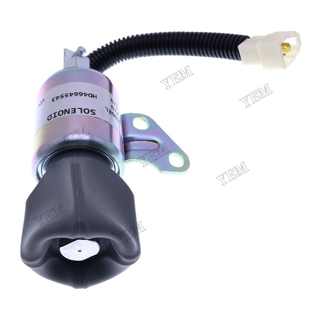 For Kubota Engine D722 Z482 D902 Fridayparts Fuel Shutoff Solenoid SA-4899-12 For Kubota