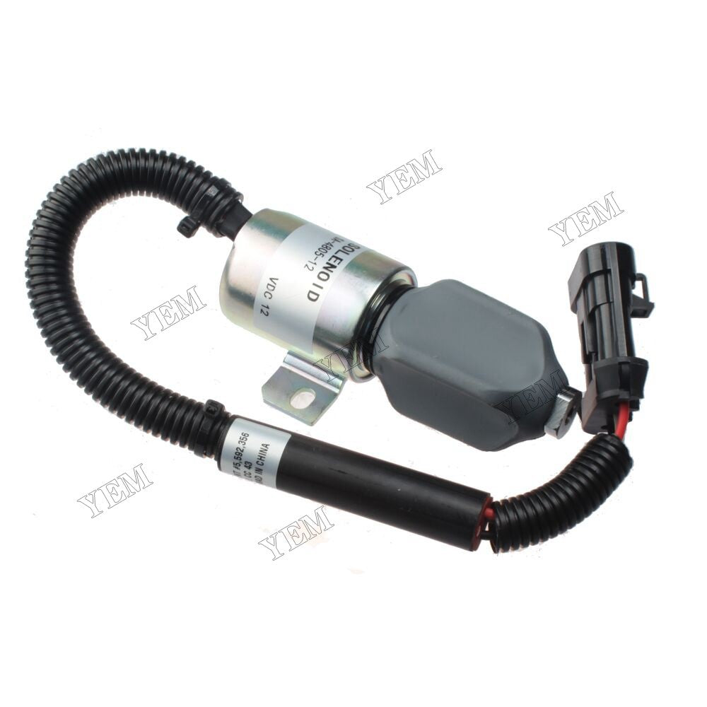 For Kubota Engine With Coil Commander 12V 1A 62.2mm Shut Down Solenoid SA-4805-12 1753ES-12E6UC4B1S1CC43 For Kubota