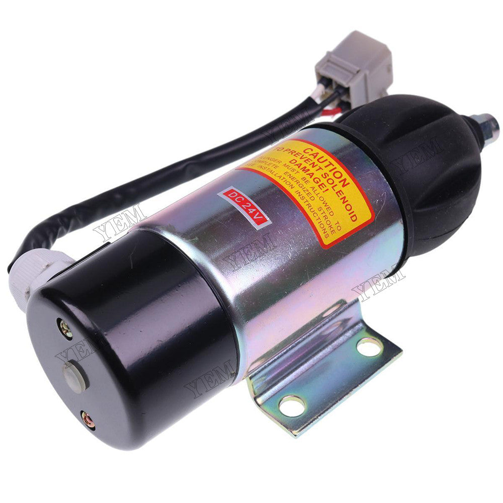 For Volvo Penta TAMD61A Shutoff Solenoid Valve 3 Lines OE52318 51557 872825 873754 24V For Volvo