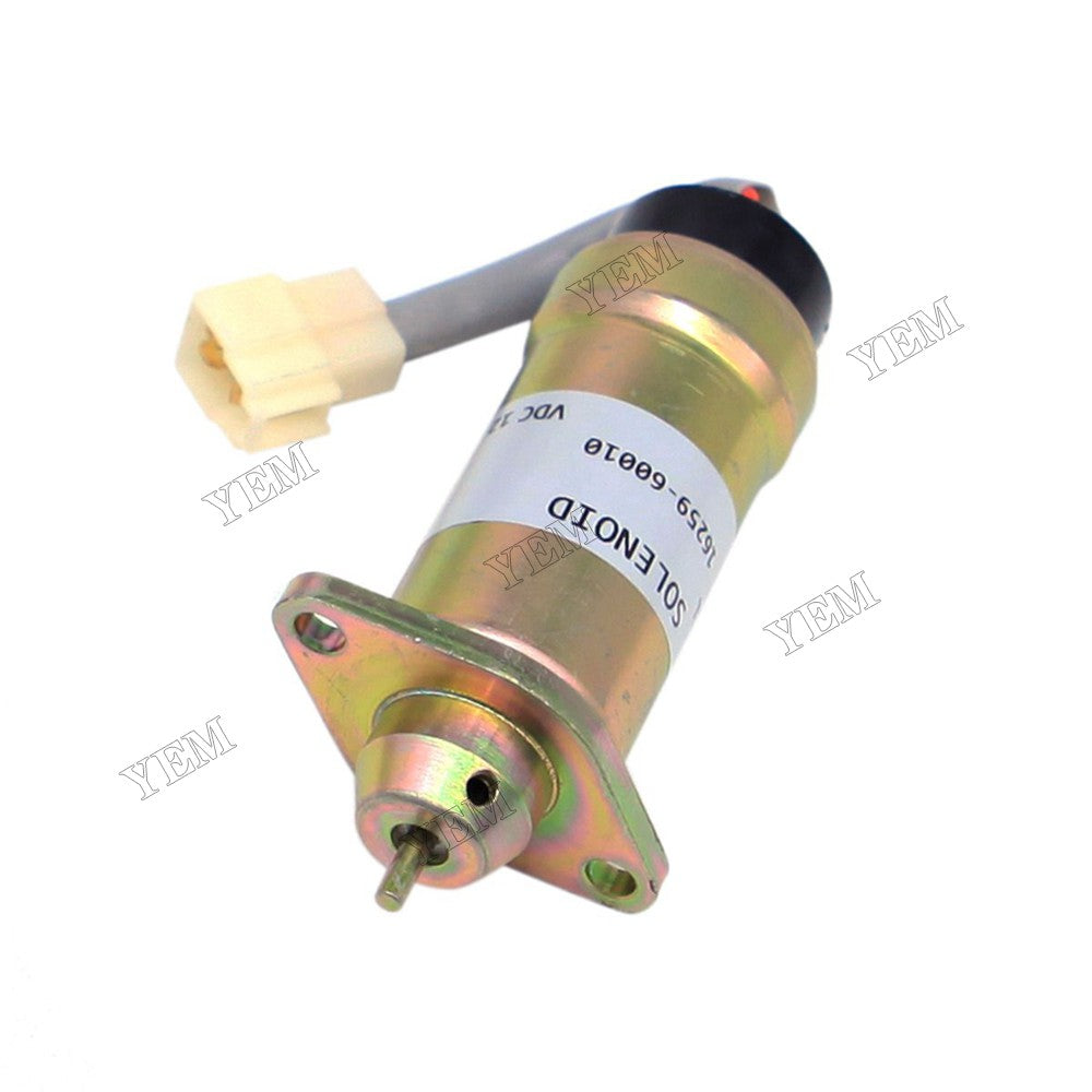 For Kubota D1105 V1505 Hitachi Timberwolf TW150DHB TW150VTR TW190 TW-S426TDHB Stop Solenoid 16259-60010 MV1-48 For Kubota