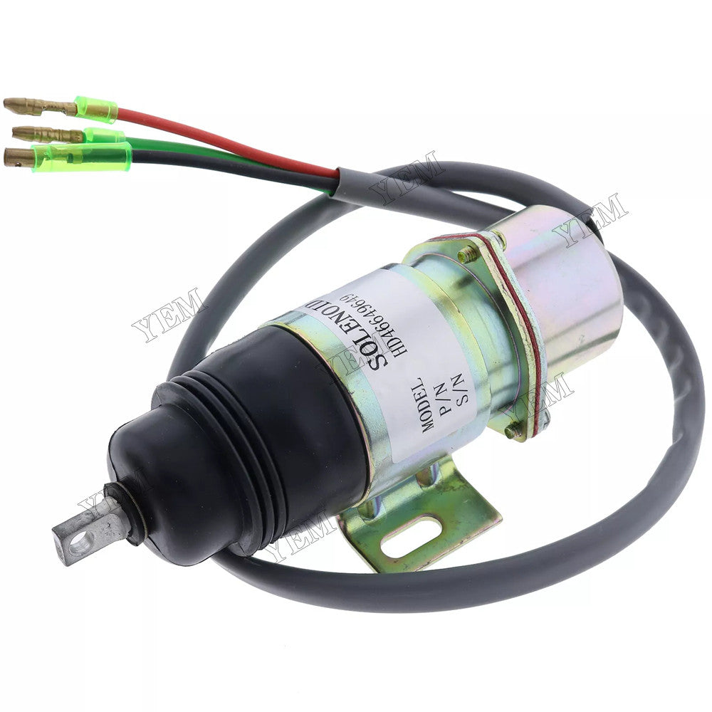 For Hitachi Excavator EX12 EX15 EX20UR-2 EX22 EX25 EX30 EX30UR-2 EX35 EX40UR-2 EX45 12V Stop Solenoid Valve 4314269 4281719 For Hitachi