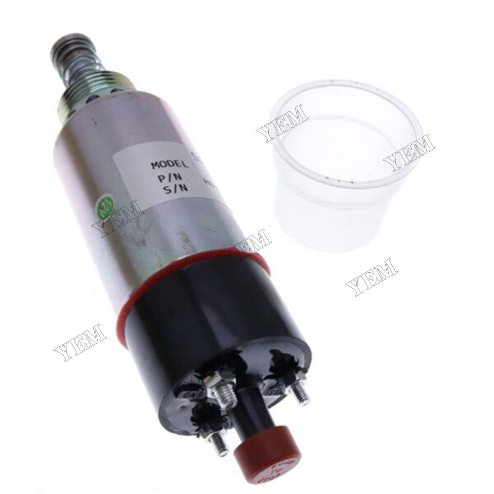 CAT 3114 3116 3126 Engine 446B Backhoe Loader CB-634D Vibratory Compactor 12V Stop Solenoid 155-4651 for Caterpillar For Caterpillar