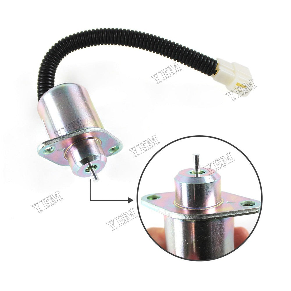 For Kubota 05 Series Engine D905 D1005 D1105 V1205 V1305 V1505 V1505T Tractor BX2200 24V Fuel Shutdown Solenoid 1503ES-24A5UC5S SA-4567-T For Kubota