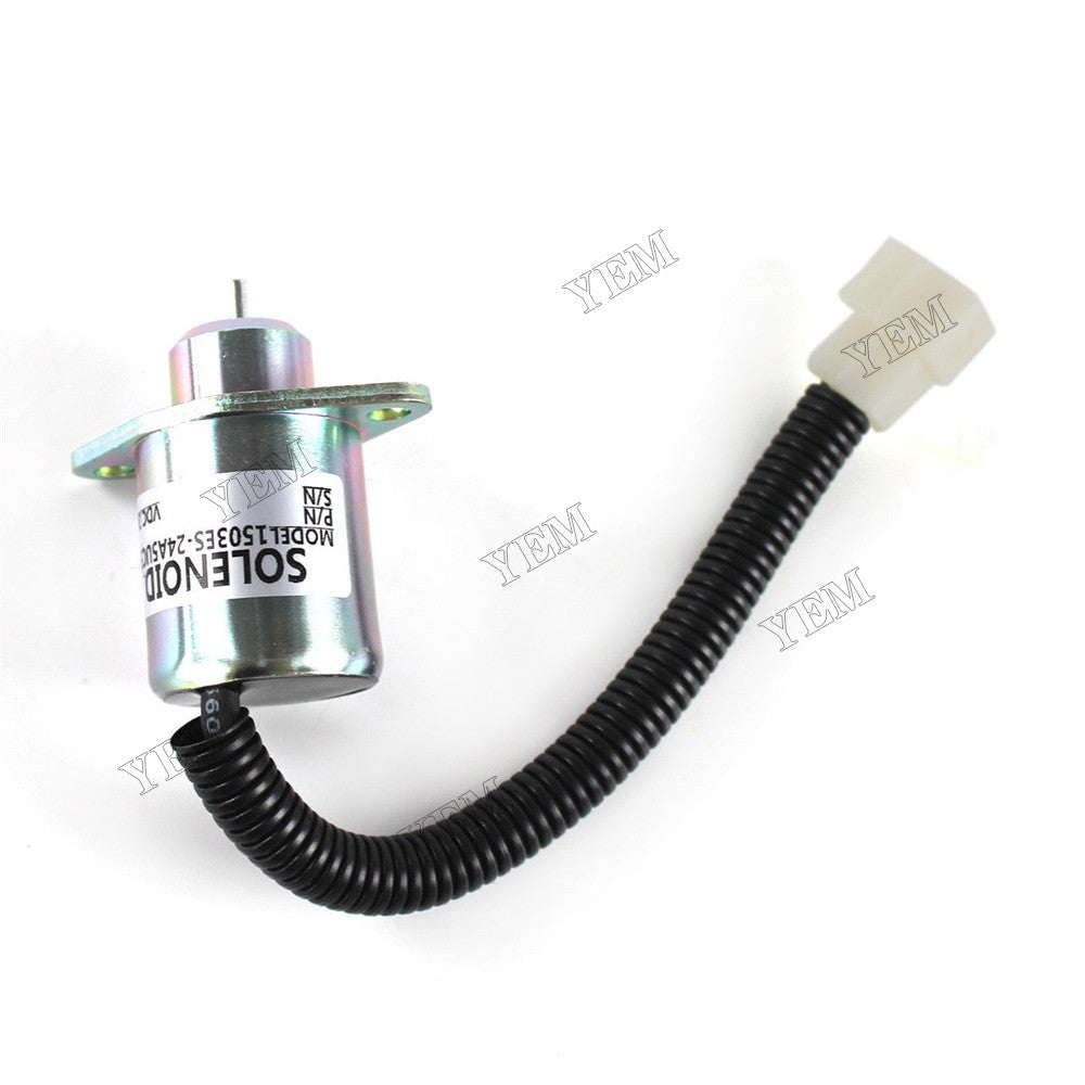 For Kubota 05 Series Engine D905 D1005 D1105 V1205 V1305 V1505 V1505T Tractor BX2200 24V Fuel Shutdown Solenoid 1503ES-24A5UC5S SA-4567-T For Kubota