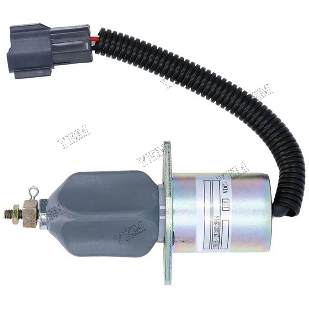 For Hyundai R60-5 R60-6 R210-5 R335-7 12V 3A Fuel Stop Oil Solenoid Valve 1751ES-12A3UC12BIS