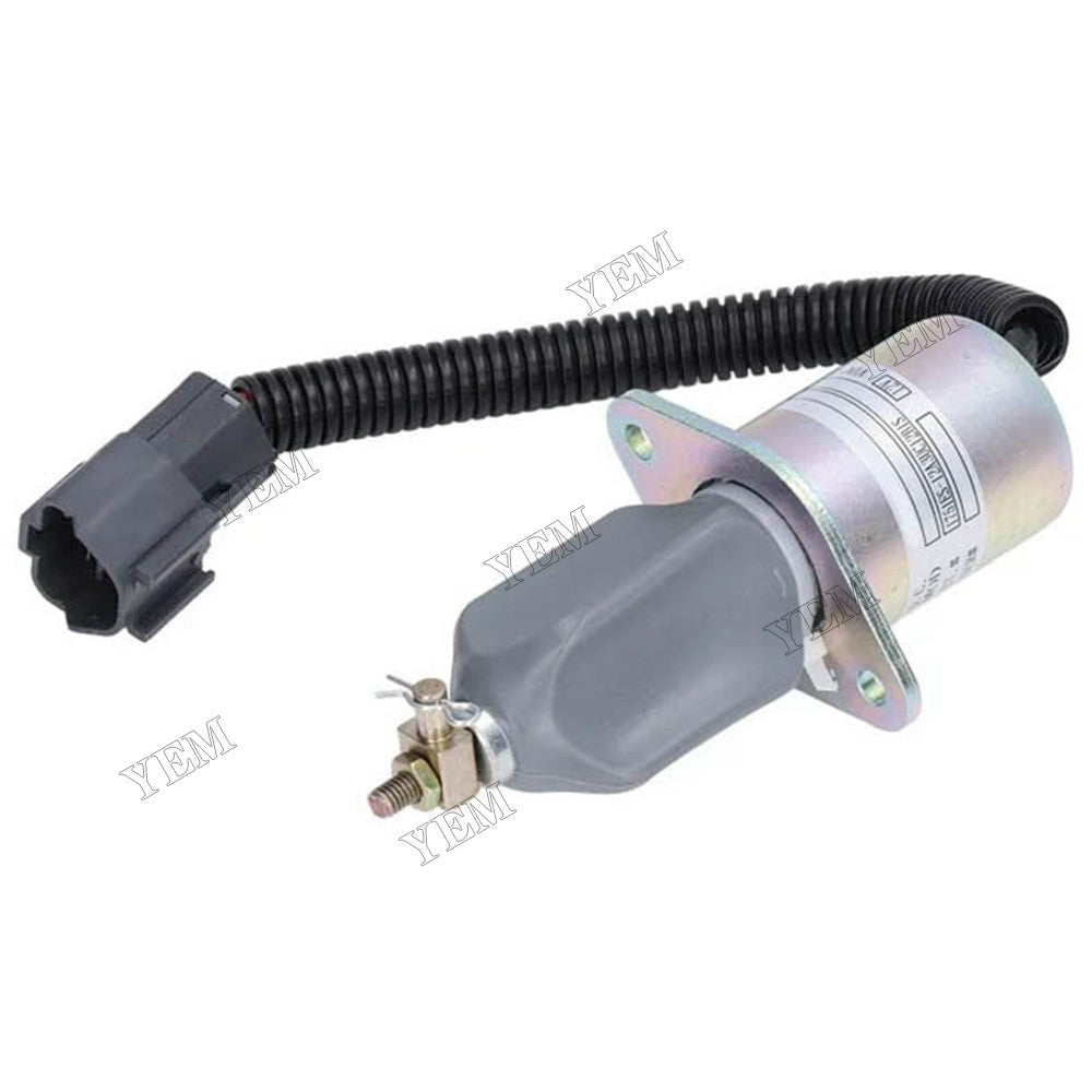 For Hyundai R60-5 R60-6 R210-5 R335-7 12V 3A Fuel Stop Oil Solenoid Valve 1751ES-12A3UC12BIS For Hyundai