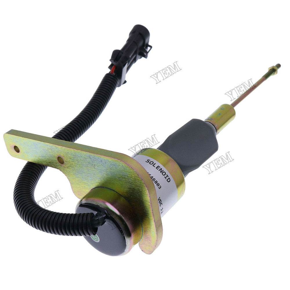 For Cummins Navistar DT466 DT466E Perkins 1006-6T Engine 24V Fuel Stop Solenoid Valve 1823723C91 SA-4338-24 For Perkins