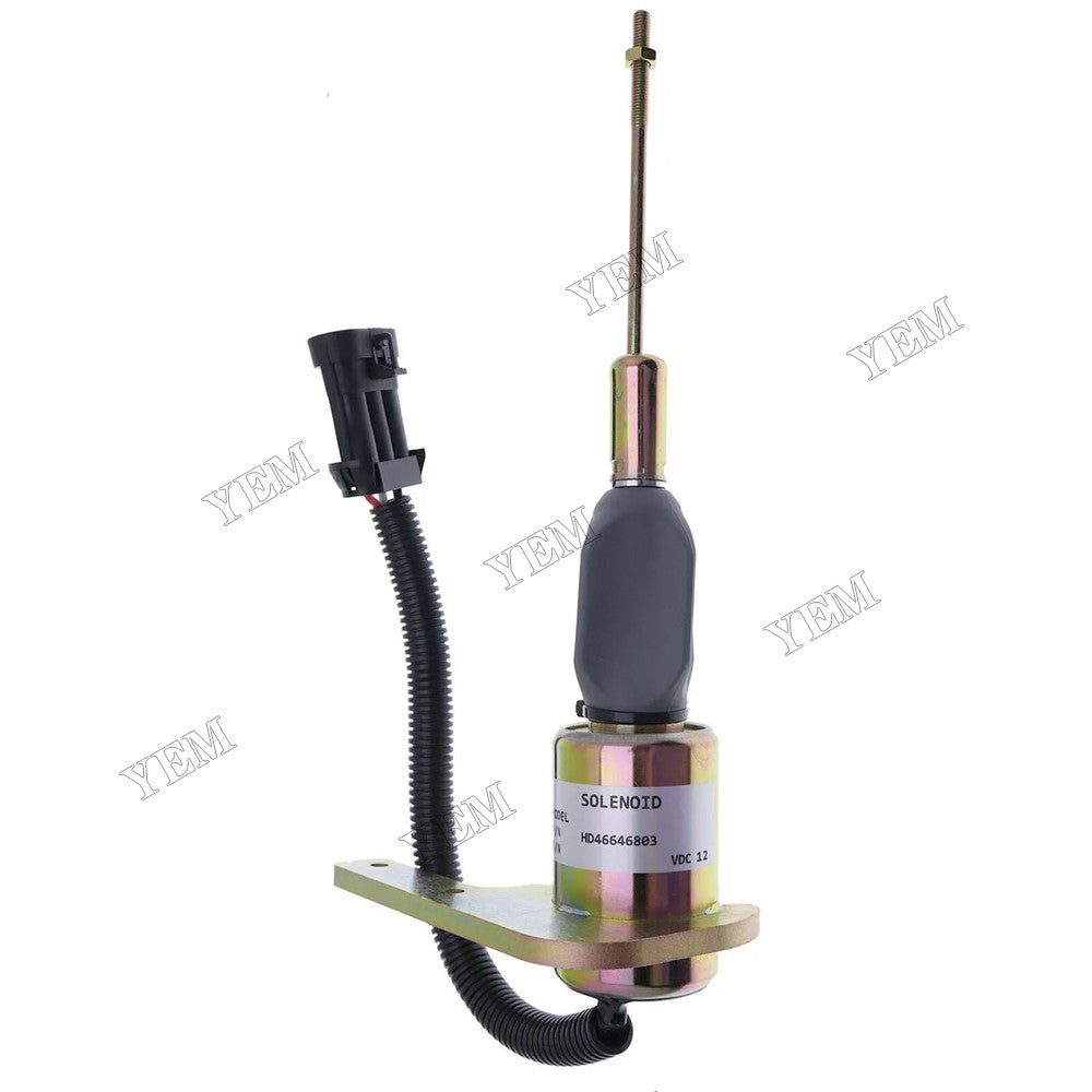 For Cummins Navistar DT466 DT466E Perkins 1006-6T Engine 24V Fuel Stop Solenoid Valve 1823723C91 SA-4338-24 For Perkins