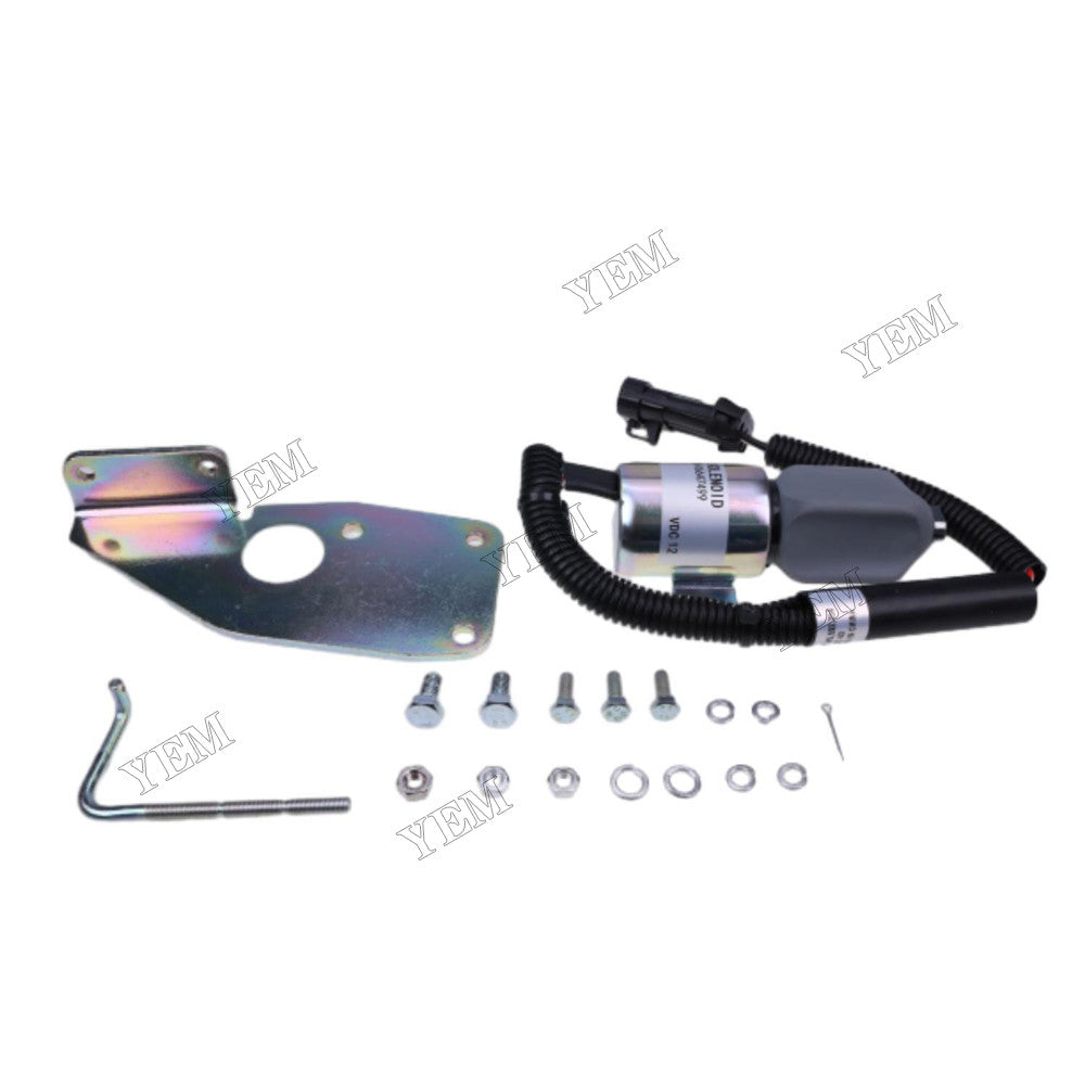 For Volvo Smooth Drum Roller DD14 DD15 DD16 12V Stop Solenoid RM59184630 For Volvo