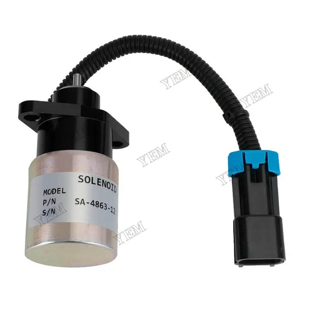 For Kubota Woodward Engine 12V Stop Solenoid 0175-12A5C9S SA-4863-12 For Kubota
