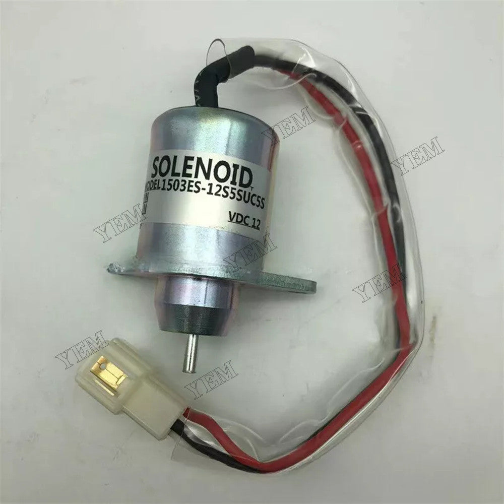 For Yanmar Engine 3TNV82A 3TNV382A Cub Cadet Ex Series Compact Tractor Zero-Turn Mower 12V Stop Solenoid YA-119653-77950